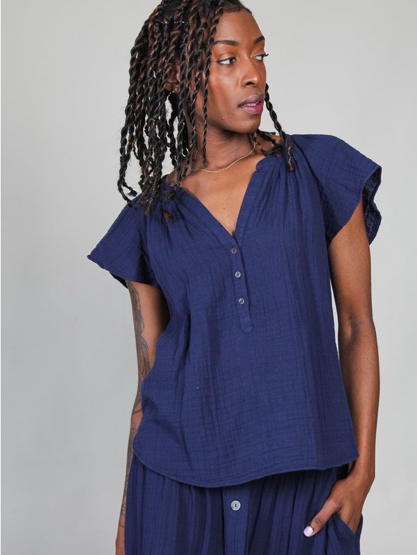 Xirena Kimber Top In North Star Navy - L